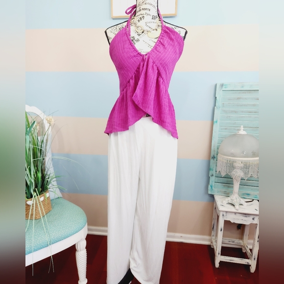 NWT Wild Fable Plus Size Plum Purple Halter Top - Picture 3 of 12